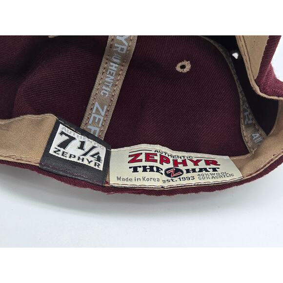 Vintage Zephyr Arizona State University ASU Sun Devils Fitted Hat 7 1/4 1990’s - Picture 6 of 7